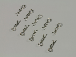 Short Body Clip Set-Small Tip L&R Silver (10 pcs)