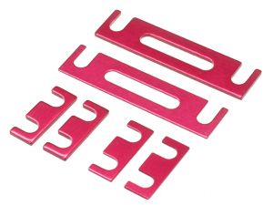 Height Spacer Set 0.5 & 1.0mm Red