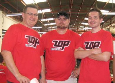 T.O.P. Racing T-Shirt X-Large Size (Red)