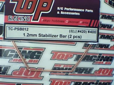 T.O.P. Photon 1.2mm Stabilizer Bar ( 2pcs ) - Rubber Spec. Std