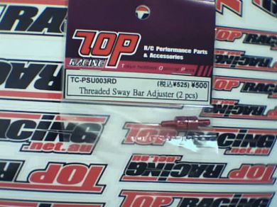 T.O.P. Photon Threaded Sway Bar Adjuster (Red) ( 2pcs )