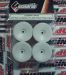 SOLARIS 1/10 Mini Car Rubber Tire Dish Wheels White (4 pcs)