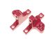 Sabre s4 Aluminum Front Bulkhead Cover RH & LH Red
